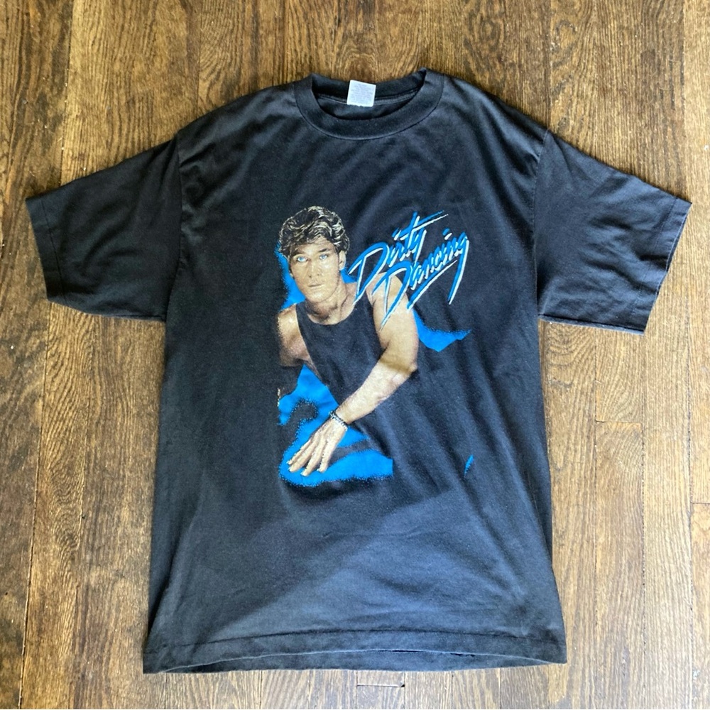 Vintage 80s Patrick Swayze Dirty Dancing t shirt